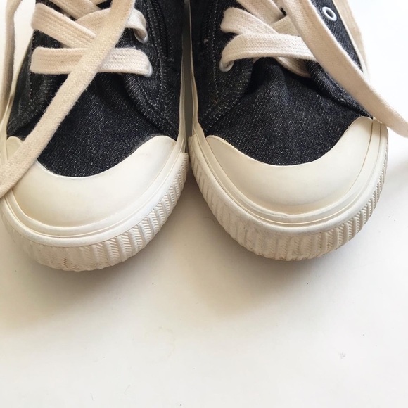 Zara black canvas star appliqué cap sneakers EUC size 29(11.5) - Picture 4 of 6